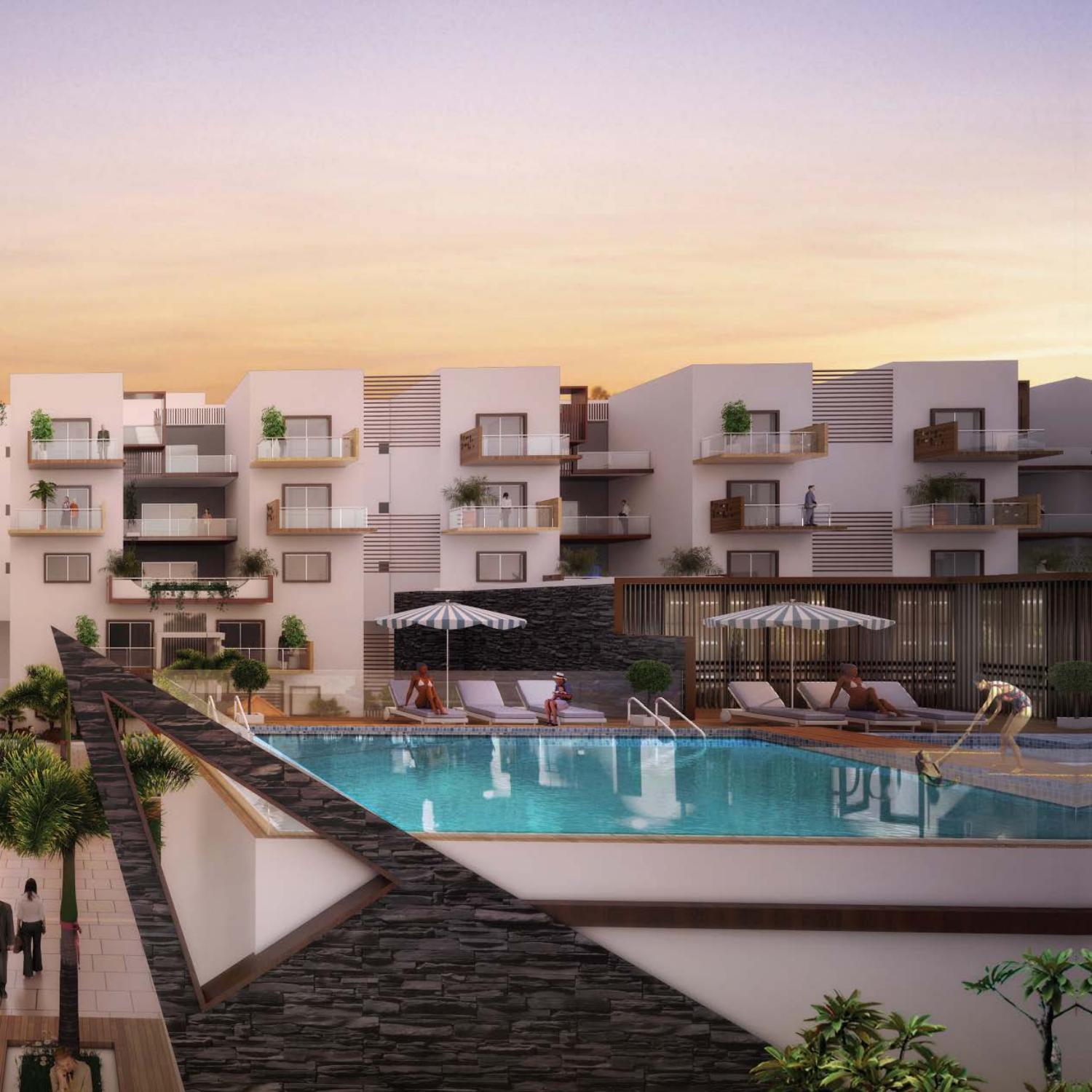 Poolside living at RJ Brooke Square